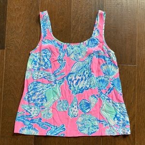 Lilly Pulitzer women’s size small tank top 100% silk